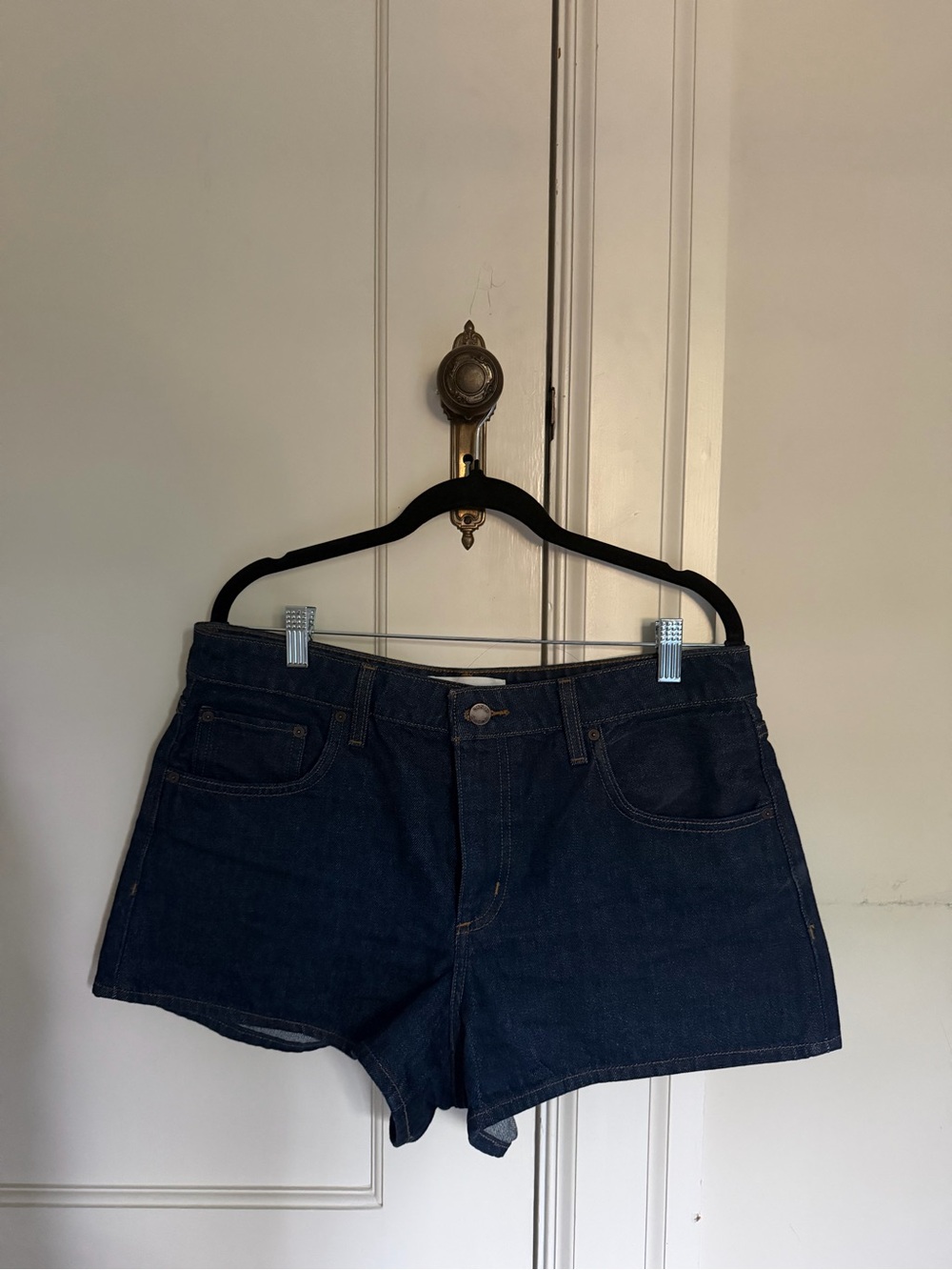 Denim Forum Alyssa Mini Denim Shorts